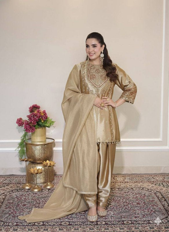 Exclusive 4 Piece Plazzo Pair With Real Mirror And Embroidery Work (LG-2015)