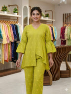 This Wedding Season Wear Our Beautiful 3 Piece With Real Mirror With  Embroidered Blouse, Skirt And Long Shruge (LG-2110)