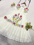 This Summer Season Wear Trendy Co-Ord Set With Embroidery Work (LG-2111)