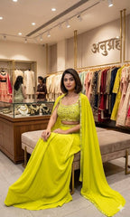 Wear Summer Friendly And Trendy Maxi Gown With Embroidery Work (LG-2109)