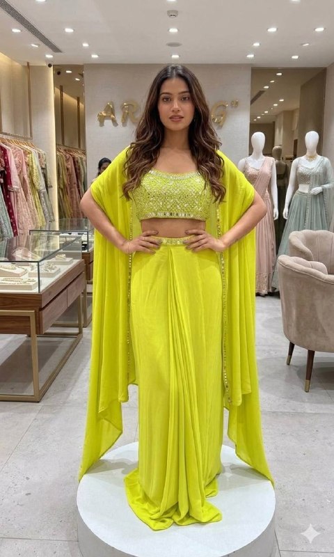 Wear Summer Friendly And Trendy Maxi Gown With Embroidery Work (LG-2109)