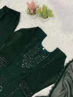 Exclusive And Trendy For Wedding Season Our Sequence Embroidered Top, Plazzo And Dupatta (LG-2051)