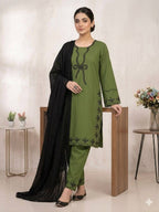 This Wedding Season Wear Our Beautiful Sequence Embroidered Top , Plazzo With Dupatta (LG-2103)