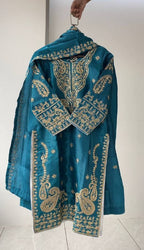 This Summer Season Wear Trendy Co-Ord Set With Embroidery Work (LG-2092)