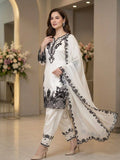 This Wedding Season Wear Our Cording With Sequence Embroidery Worked Top, Plazzo With Dupatta (LG-2089)