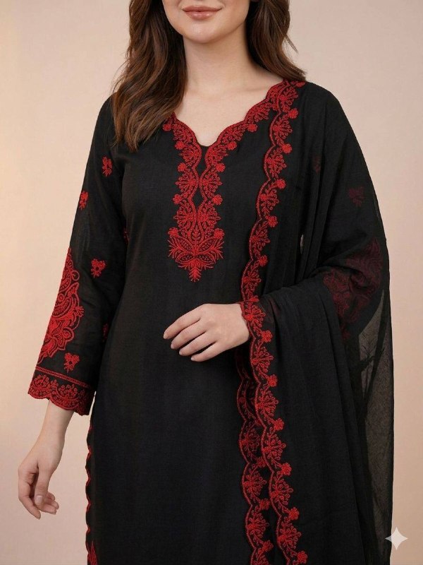 This Season Wear Our Sequence Embroidery And Real Mirror Worked Top, Pant With Dupatta (LG-2078)