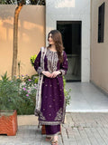 Exclusive And Trendy For Wedding Season Our Sequence Embroidered Top, Plazzo And Dupatta (LG-2055)