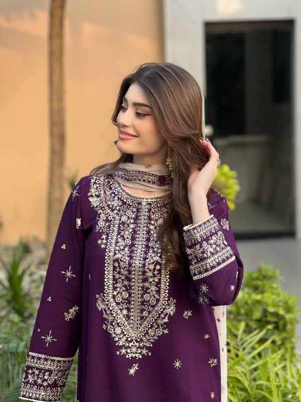 Exclusive And Trendy For Wedding Season Our Sequence Embroidered Top, Plazzo And Dupatta (LG-2055)