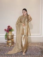 Exclusive 4 Piece Plazzo Pair With Real Mirror And Embroidery Work (LG-2015)