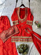 Exclusive And Trendy For Wedding Season Out Sequence Embroidered Top, Salwaar And Dupatta (LG-2050)