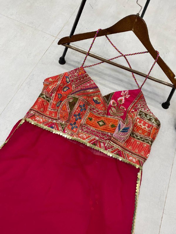 For This Upcoming Navaratri Season Our Exclusive Full Stitched Lehenga Choli (LG-654)