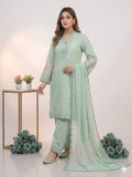 Sage Green Sequence Embroidery Worked Top, Plazzo with Dupatta